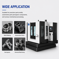 Centre d'usinage horizontal CNC de haute précision avec broche BT50 et changeur d'outils automatique pour la fabrication de pièces métalliques