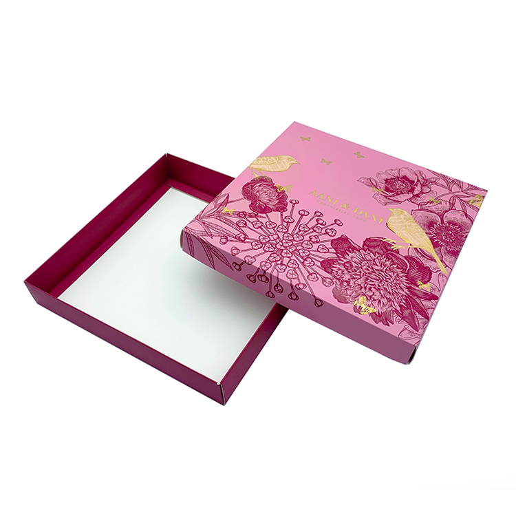 Custom Logo Pink Color Cosmetic Corrugated Packaging Mailer Box Shipping Box Paper Box