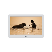Cadre photo numérique Pros Factory 10 pouces, écran LCD LED IPS HD, lecture vidéo en boucle 1080p, pour support de table et pour mur
