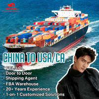 Logistique professionnelle FCL LCL, fret maritime en conteneurs de 20 pieds, 40 pieds, 40HQ, de Chine vers les États-Unis, agent maritime CA