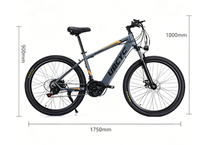 Nouveau design, vélo de route électrique 26'' 27,5'', 21 vitesses, frein à disque mécanique avant et arrière, batterie cachée 36V, VTT électrique, vélo de montagne électrique - Product Image 3
