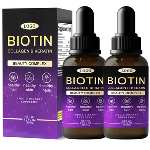 อาหารเสริมเสริมสร้างภูมิคุ้มกันของเส้นผมเปปไทด์คอลลาเจนเหลวไบโอตินวิตามินบีสนับสนุนการเจริญเติบโตของเส้นผมฉลากตามสั่ง - Product Image 2