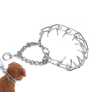 <span class=keywords><strong>Collar</strong></span> de cadena de estrangulamiento de Metal de hierro para entrenamiento de perros grandes anticorrosión con clavos, chapado en múltiples capas, 1, 2, 2, 1, 2 - Product Image 1