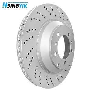 High Carbon Alloy Rear Brake Disc 9Y0615601B for Audi E-Tron GT Saloon for Porsche Cayenne-High <strong>Performance</strong> <strong>Rotors</strong> - Product Image 6