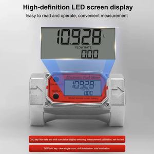 高精度デジタル表示燃料ディーゼル灯油ガソリン水メタノール用1/1.5/2インチタービン流量計 - Product Image 4