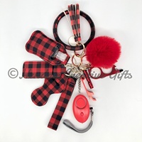 7/8/9/10/11/12 pièces bricolage personnalisé anneau Bracelet femmes enfants auto-défense porte-clés accessoires Bracelet porte-clés auto-défense ensemble