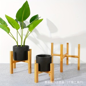 Soporte de Bambú para Flores, Estante Multiusos para Plantas de Interior y Exterior, Material de Bambú - Product Image 1