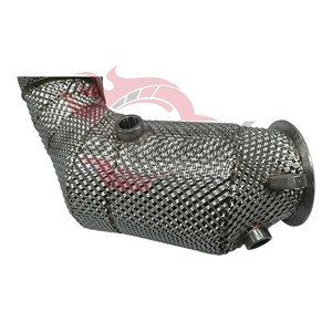 Tubo de escape con protección térmica Vortex compatible con BMW X5 G05 G30 G14 G15 G16 N63 4.4T Performance Racing Exhaust - Product Image 5