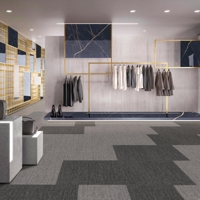 Dalles de moquette tuftées Milliken pour bureau, fourniture d'usine Foshan 2026, carrées, imperméables, 50x50cm, pour usage commercial
