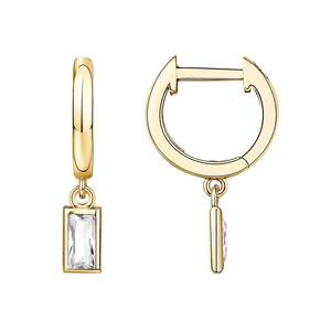 Lotus Wholesale Bijoux de piercing corporel raffinés en or massif 10k 14k 18k avec diamant de laboratoire, boucles d'oreilles pendantes à sertissage clos, créoles, hélix et cartilage - Product Image 5
