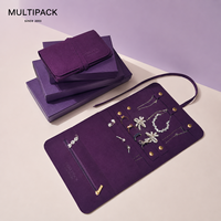 Pochette à bijoux en tissu de haute qualité, emballage tendance pour bagues, colliers, bracelets, boucles d'oreilles, emballage de voyage