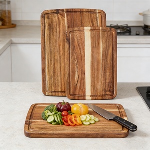 <span class=keywords><strong>Tabla</strong></span> <span class=keywords><strong>de</strong></span> <span class=keywords><strong>Cortar</strong></span> <span class=keywords><strong>de</strong></span> Madera <span class=keywords><strong>de</strong></span> Acacia <span class=keywords><strong>con</strong></span> Vetas en Relieve <span class=keywords><strong>para</strong></span> Cocina <span class=keywords><strong>con</strong></span> Ranura <span class=keywords><strong>para</strong></span> Jugos, Perfecta <span class=keywords><strong>para</strong></span> Uso Diario Compacto - Product Image 6