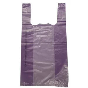 Custom T-shirt Shopping Bags Plastic Colour Shopping Bags Garbage bags Work Home Packing Products