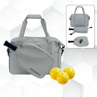 Sac de transport pour raquettes de pickleball de haute qualité pour femmes, grande capacité, avec poche pour raquettes et compartiment pour chaussures