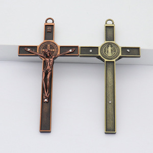 Colgante grande de aleación Simple, joyería religiosa, católica, cruz de Jesús, Cruz - Product Image 1