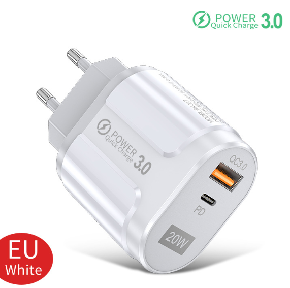 Chargeur rapide blanc