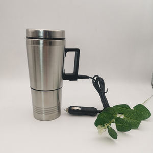 Venta al por mayor A2729 Taza térmica portátil de 12V/24V para exteriores, tazas para beber, vasos térmicos para coche con asa - Product Image 6