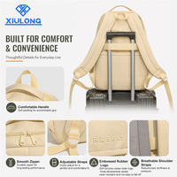Sacs à dos de voyage décontractés en polyester imperméable, grande capacité, durables, avec pendentif lapin mignon, multi-poches, fermeture éclair, vente en gros