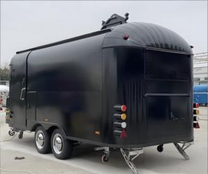 รถพ่วงขายอาหารแบบสองเพลา มือสอง พร้อมอุปกรณ์ครบครัน รวมถึงฮูดและเครื่องทอด พร้อมใช้งาน - Product Image 2