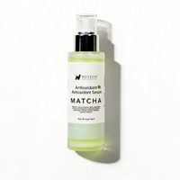 Sérum facial naturel de haute qualité OEM, sérum antioxydant, thé vert matcha, vitamine C, soin de la peau et sérum hydratant