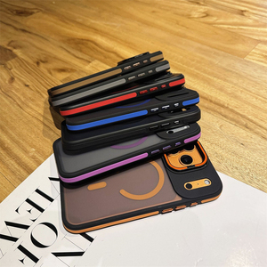 Funda para iPhone 17 16 15 14 Pro Max con marco para la lente de la cámara, funda transparente negra para iPhone 17 - Product Image 4