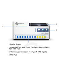 Conectores Rápidos de Fluidos con Código de Color para la Unidad Base de Experimentos de Transferencia de Calor, para un Reemplazo Rápido del Módulo de Prueba