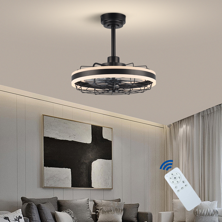 Modern Minimalist Nordic Style Living Dining Room Bedroom Emitting Diode Led Ceiling Fan Light