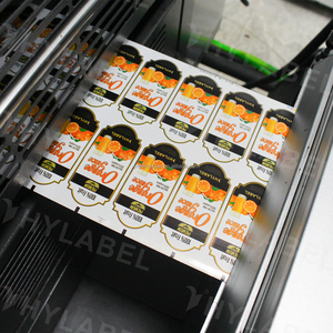 ملصق شعار لزجاجة العصير، ملصق مقاوم للماء، ورق لاصق، طباعة ملصقات للزجاجات، ملصق تغليف لزجاجات الطعام - Product Image 3