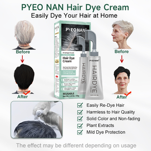 Tinta per <span class=keywords><strong>Capelli</strong></span> Semipermanente Senza Ammoniaca, Lozione Colorante Naturale a Base di Erbe, Copertura Totale dei <span class=keywords><strong>Capelli</strong></span> Grigi, Tinta Professionale per Salone - Product Image 3