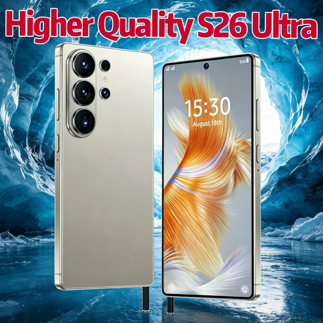 7.7 Inch S 26 Ultra 22GB+2TB Smartphone Deca Core 144Hz LCD Global Version Cheap Dual SIM Android 15 Wholesale Mobile Phones