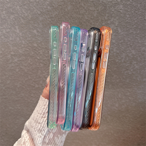 เคสโทรศัพท์ใสแบบเรียบง่าย ผลิตจาก TPU อะคริลิก พร้อมวงแหวนแม่เหล็ก สำหรับ iPhone 18 17 16 15 14 pro max ขายส่ง - Product Image 4