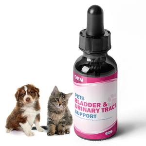 Suplemento de Salud de la vejiga urinaria natural OEM 100%, gotas de arándano del tracto urinario para Infecciones del tracto urinario de perros y gatos - Product Image 5