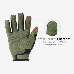 Guantes tácticos de camuflaje para exteriores con logotipo personalizado con características antideslizantes y antiimpacto de pantalla táctil para trabajos mecánicos - Product Image 4