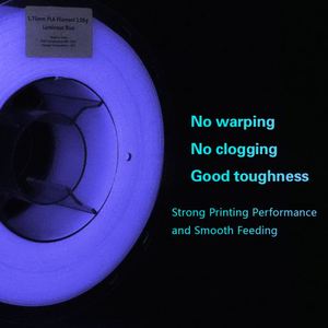 Filamento de impresora 3D Lyjenny Factory OEM/ODM PLA azul luminoso 175mm 1kg respetuoso con el medio ambiente que brilla en la oscuridad Fan's Choice 2025 más caliente - Product Image 4