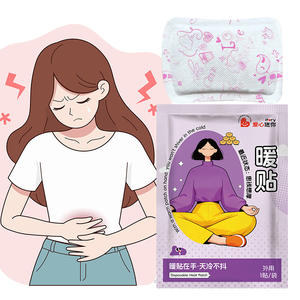 Термопластырь для домашнего использования с вермикулитом от дисменореи, травяной согревающий пластырь, одноразовый согревающий пластырь, согревающий пластырь для менструаций - Product Image 4