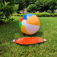 JW-CQ02 Six ballons de plage écologiques en PVC de 16 pouces, ballons gonflables océaniques de 16 pouces, jouets aquatiques colorés pour la piscine
