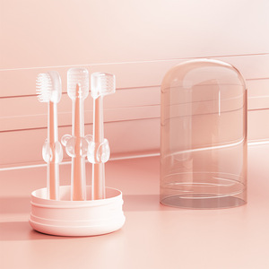 Cepillo de Dientes de Silicona Suave con Cerdas en Forma de U para Limpieza Bucal y de Lengua de Bebés Recién Nacidos, Paquete de Tres - Product Image 6