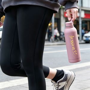 <b>Personalized</b> Insulated <b>Water</b> <b>Bottle</b> with Name, Double Wall Stainless Steel Vacuum Flask, Custom Sports Canteen for Men & Women - Product Image 4