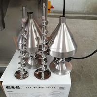 Remplisseuse de poudre électrique automatique Remplisseuse de tarière pilotée par PLC pour bouteilles en plastique Verre Métal Produit chimique à haute productivité