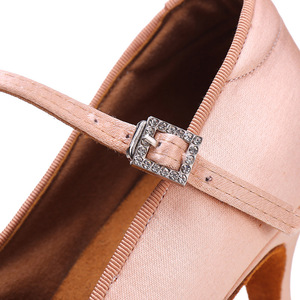 Zapatos de Baile <span class=keywords><strong>Flamenco</strong></span> Negros para Adultos, Tacones Finos, Ligeros, Sandalias Modernas de Primavera para Práctica, Punta Cerrada - Product Image 6