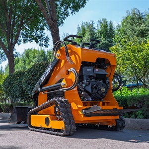 รถแทรกเตอร์ล้อยาง HT320 รถตักขนาดเล็กแบบสกิดสเตียร์ เครื่องยนต์เบนซิน พร้อมหลังคาและบุ้งกี๋ - Product Image 2