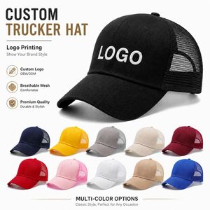 Gorra Trucker con Logotipo Impreso al por Mayor, Gorra de Béisbol Ajustable con Malla y Cierre a Presión, Gorra Promocional para Eventos Deportivos al Aire Libre y Regalos - Product Image 1