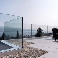 Escalier de balcon intérieur et extérieur 304 Garde-corps en acier inoxydable 316 Balustrade en verre