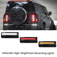 Pièces automobiles : Feu arrière LED séquentiel clignotant, feu stop stroboscopique et feu de recul pour Land Rover Defender 2020-2026 modifié