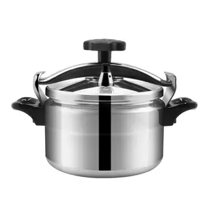 Hot sale good quality cookware sets commerical aluminium mirror polish 7l pressure cooker with steamer