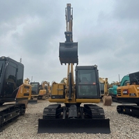 Mini-excavatrice sur chenilles CAT307E2 7 tonnes d'occasion de haute qualité pour travaux municipaux, construction urbaine et démolition intérieure