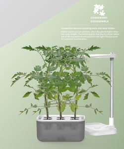 Home – jardin vertical intelligent à l'intérieur, mini kit de culture hydroponique verte, pots et jardinières intelligents avec lampe de croissance LED - Product Image 5