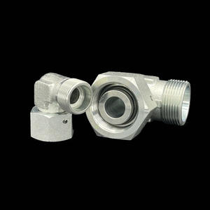 Raccords hydrauliques Eaton Standard Heavy Duty 2D9, raccords de conversion à compression avec angle droit, filetage interne/extérieur - Product Image 2