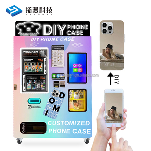 Hot bán DIY trường hợp máy bán hàng tự động tự động điện thoại di động với đồng xu và thẻ tín dụng Hệ thống thanh toán điện thoại-trường hợp bán hàng tự động-máy - Product Image 2