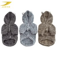 Vêtements d'hiver personnalisés en usine, design en forme de koala, sweat à capuche en polaire pour animaux de compagnie, tenue à capuche douce et chaude pour chiot, vêtements pour animaux de compagnie pour Halloween, cosplay